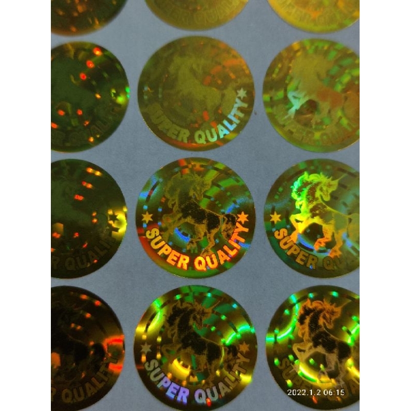 

stiker hologram kuda