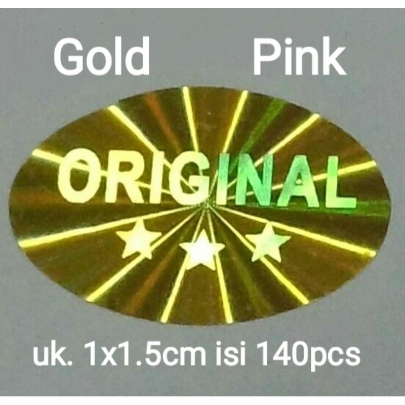 

stiker hologram original 1x1.5cm