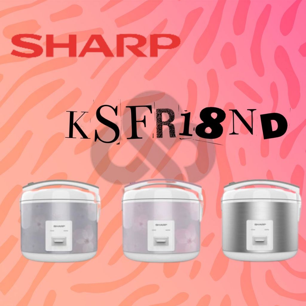 SHARP KSFR18ND Rice Cooker Magic Com 1.8 L KSFR 18ND KS FR 18 ND
