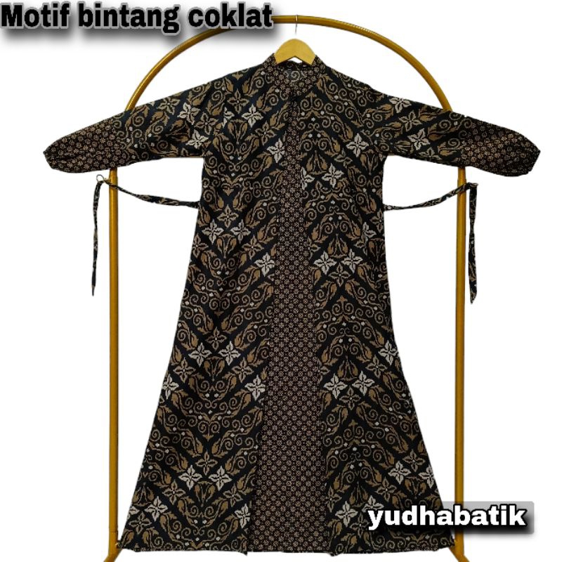 Baju Gamis Wanita Syar'i Batik Jumbo Pesta Mewah Elegan Modern Terbaru Lebaran 2024