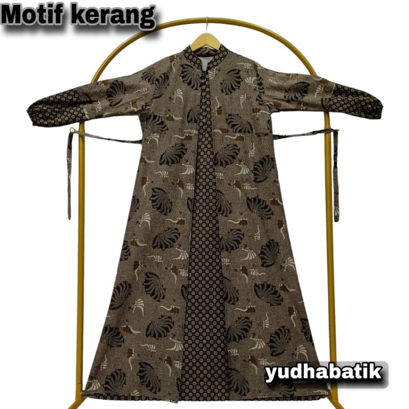 Baju Gamis Wanita Syar'i Batik Jumbo Pesta Mewah Elegan Modern Terbaru Lebaran 2024