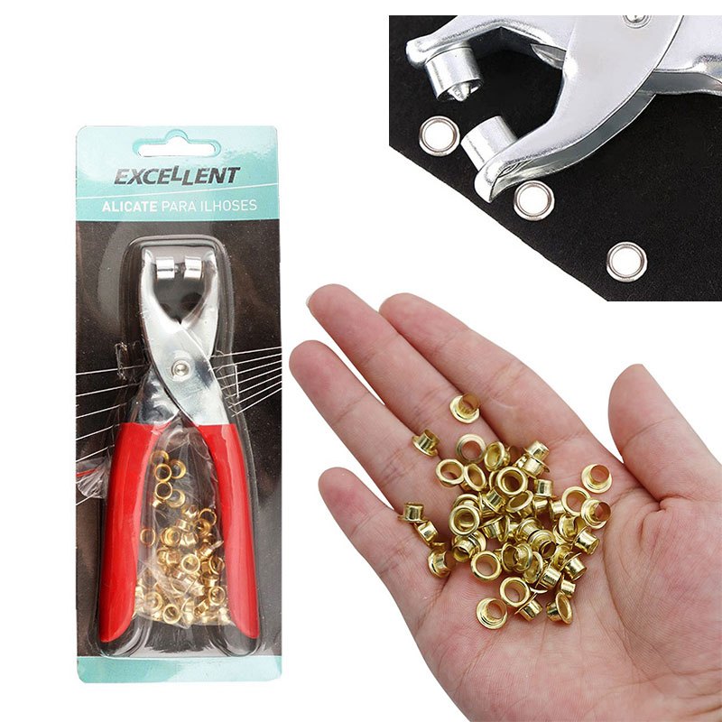 4mm Tang Eyelet Pembolong Sabuk/Tang Mata Ayam/Alat Pasang Mata Ayam Bagus Berkualitas