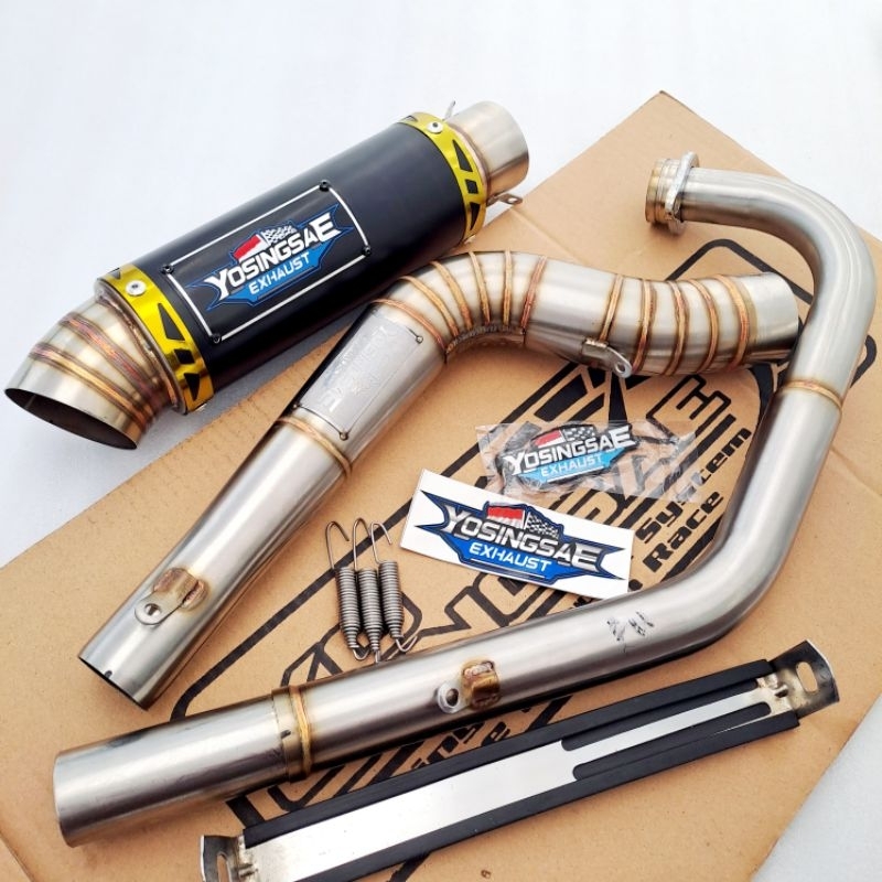 knalpot road race satria fu fi karbu sonic jupiter mx mx king supra gtr vixion/ knalpot racing satri