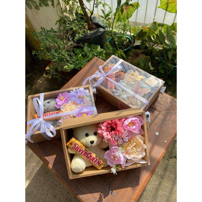 

(BISYAHGIFT) Box Bear Flower