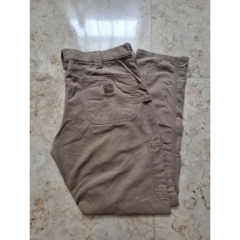 Carhartt Carpenter Workpants Khaki Size 38