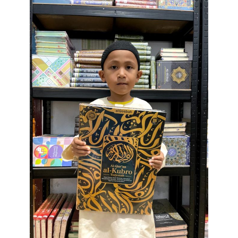 Alquran Besar Jumbo AL KUBRO Terjemahan dan Tajwid Warna Alqosbah