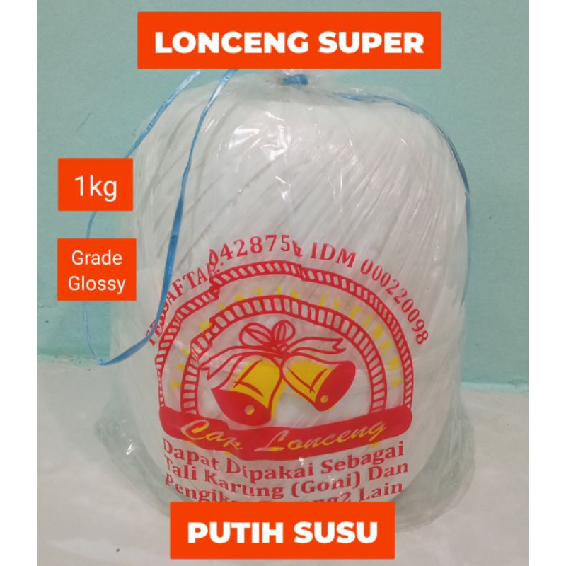 

Tali rafia super putih susu 1kg an