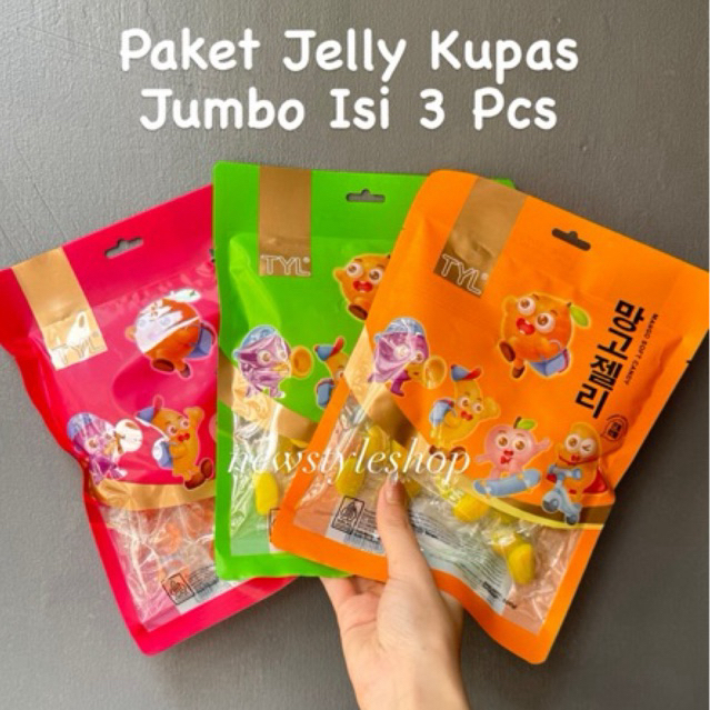 

[Halal] Paket Jelly Kupas Jumbo Isi 3 Pcs