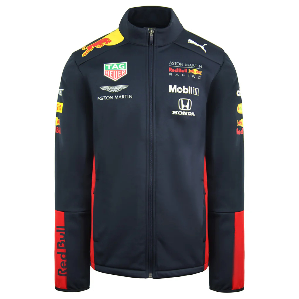 Red Bull Racing F1 2020 Team Softshell Jacket. Jaket Unisex Pria Wanita ORIGINAL Formula 1