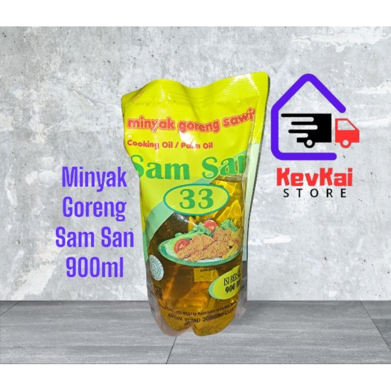 

Minyak Goreng SAM SAM kemasan pouch 900ml,minyak sayur,cooking oil