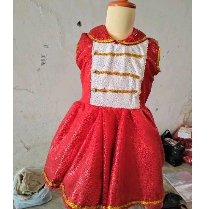 kostum mayoret TK/ 12 pcs baju pasukan mayoret TK