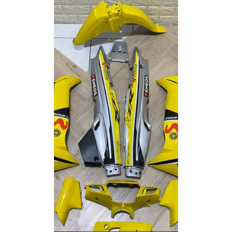 Full set Body Fizr kuning silver Movistar
