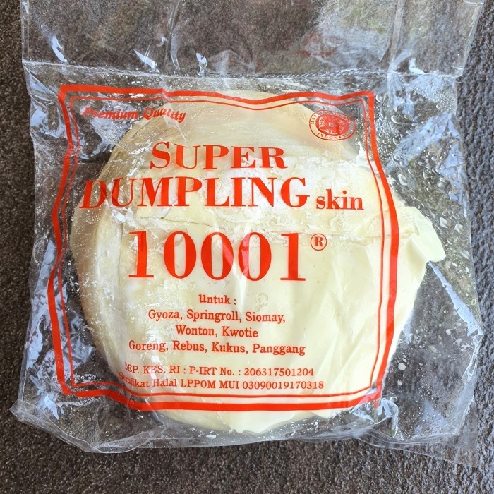 

KULIT DIMSUM PANGSIT REBUS/GORENG SUPER DUMPLING SKIN MEREK 1001