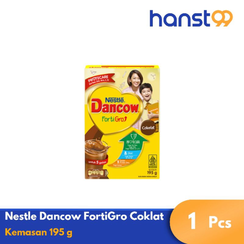 

Nestle Dancow FortiGro Susu Bubuk Rasa Cokelat 195 g