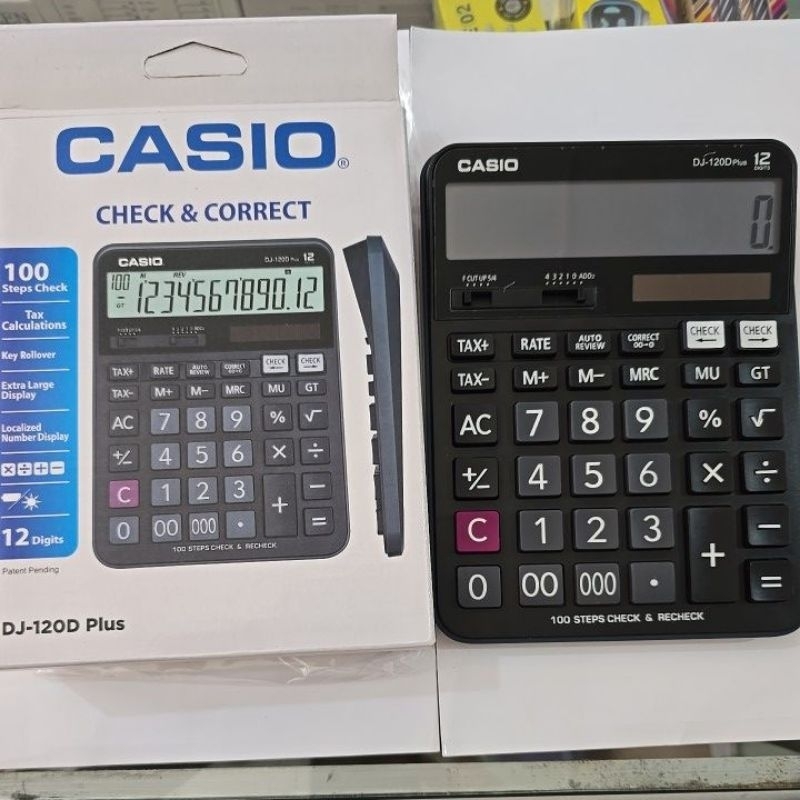 

Kalkulator CASIO DJ-120 D Plus 12 Digit