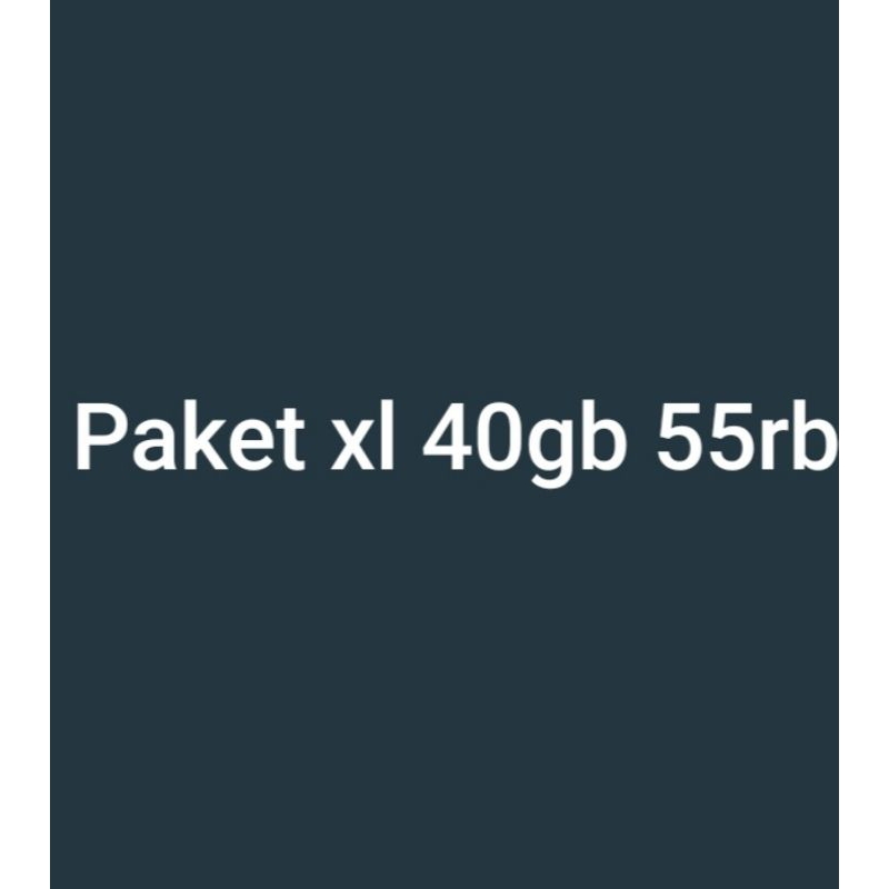 paket xl 40gb