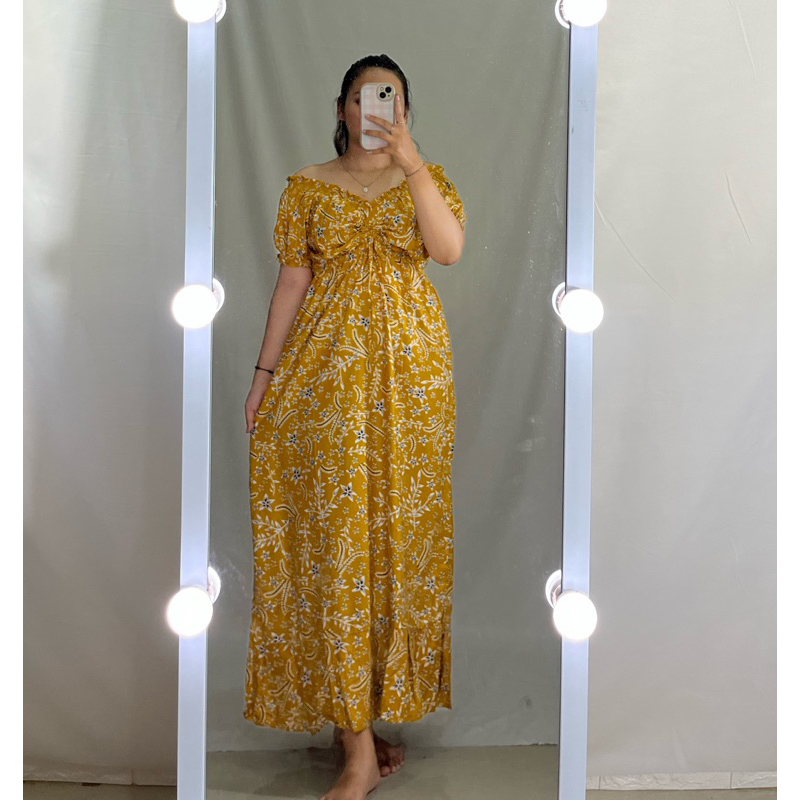 DASTER Dress Serut Casandra