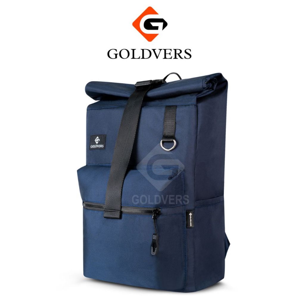 Goldvers - PAVEL Tas Ransel Laptop Backpack Kasual Sekolah Fashion Pria Original Brand Pria Wanita