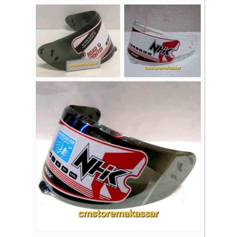 Kaca Helm Flat Visor Original NHK Mark 1 Full Face Original NHK