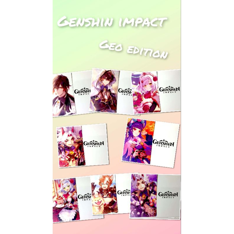 Photocard Genshin impact Geo