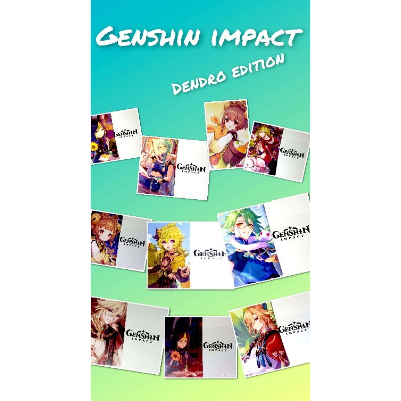 Photocard Genshin impact Dendro