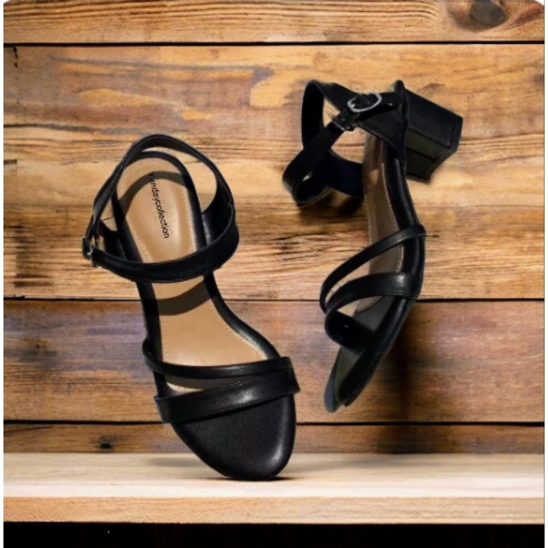 SANDAL HEELS WANITA ARIZIK TINGGI 5CM