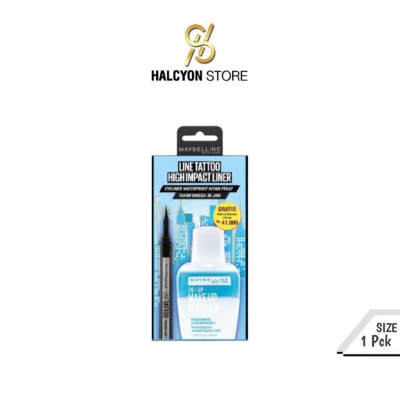 Maybelline Line Tatto High Impact Liner Free Make Up Remover | Pencil Alis | Aye Liner | Remover | P