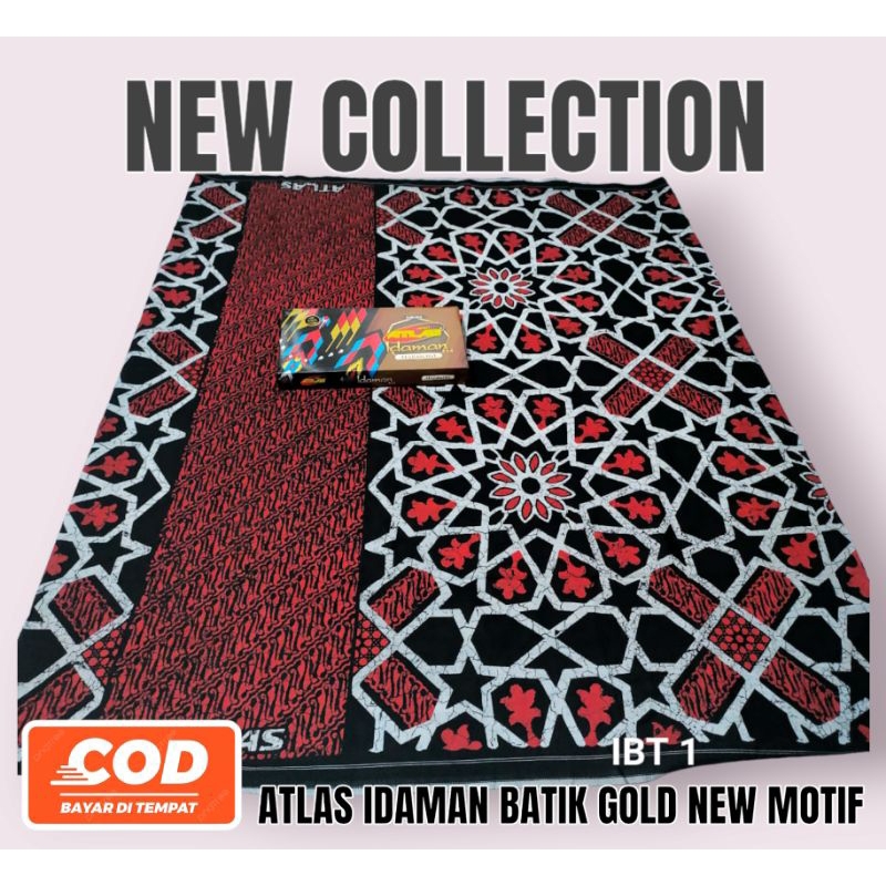 SARUNG ATLAS IDAMAN BATIK MOTIF BHS INFINITY BATIK GOLD GROSIR ECER BAYAR DITEMPAT