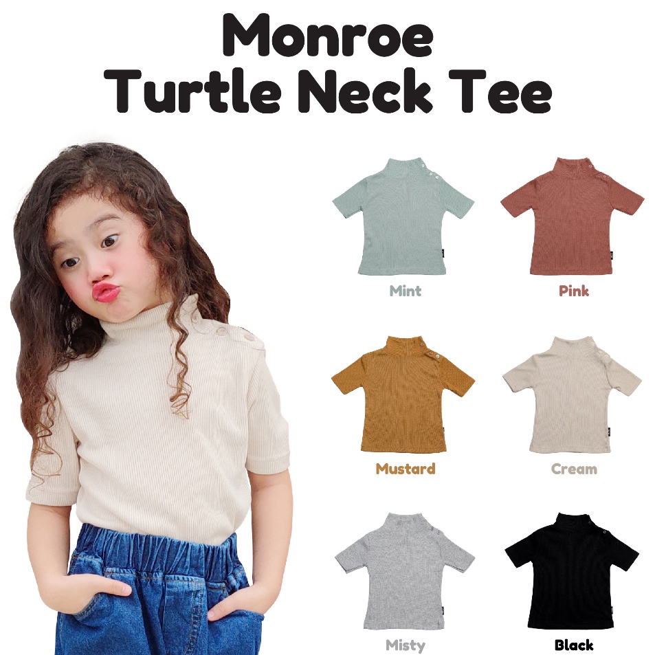 Promo Ngetrend  Kaos Turtleneck Kids Atasan Rajut Anak Cowok Dan Cewek  Kaos rajut turtleneck kids k