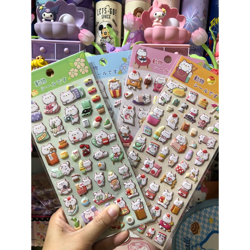 

Stiker Kelinci lucu timbul