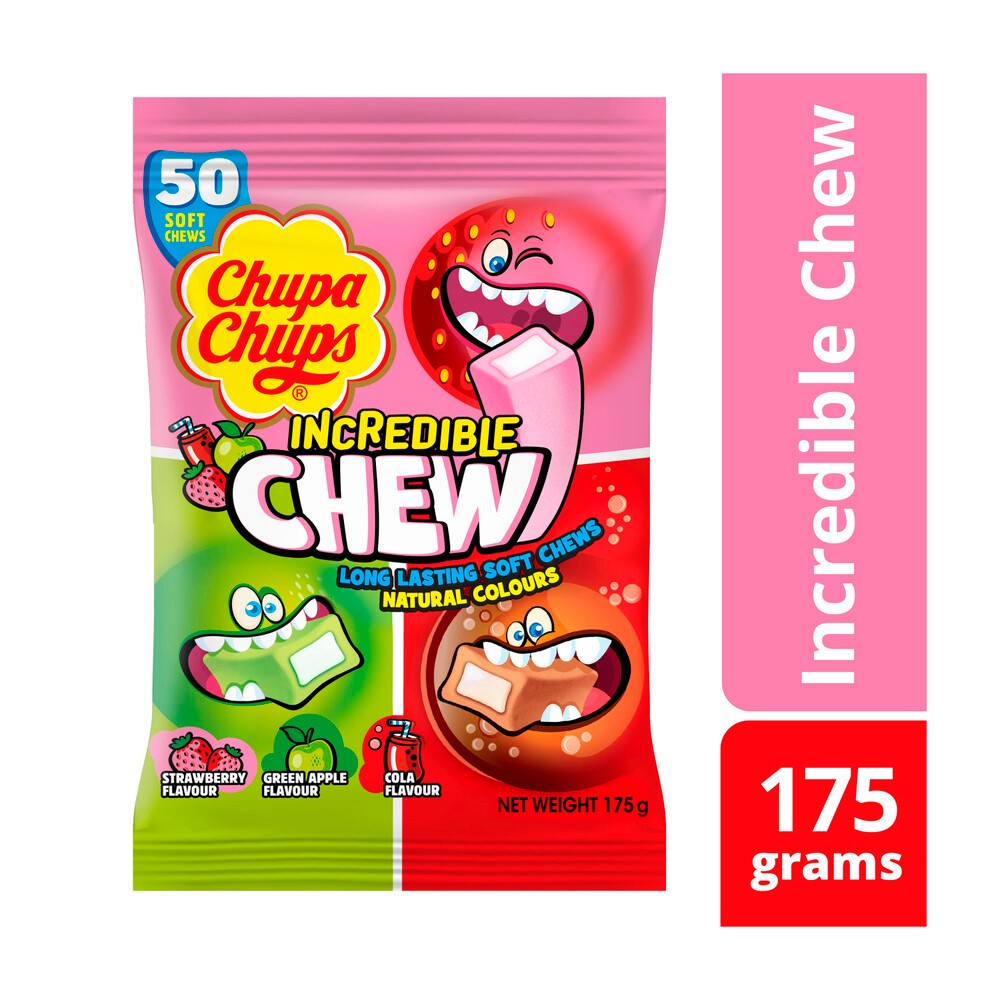 

Chupa Chups Incredible Chew Bag | 175g Australia