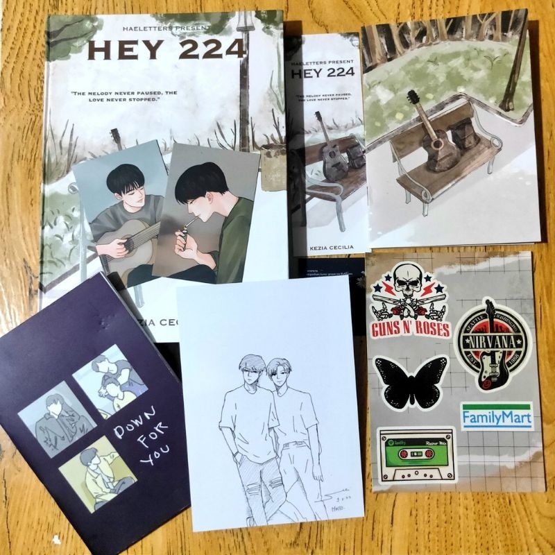 novel preloved hey 224, coordinates