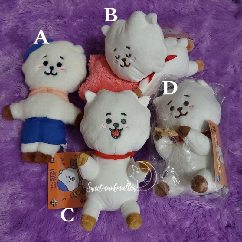 WTS BT21 RJ BTS JIN DOLL PLUSH OFFICIAL NEW TAG