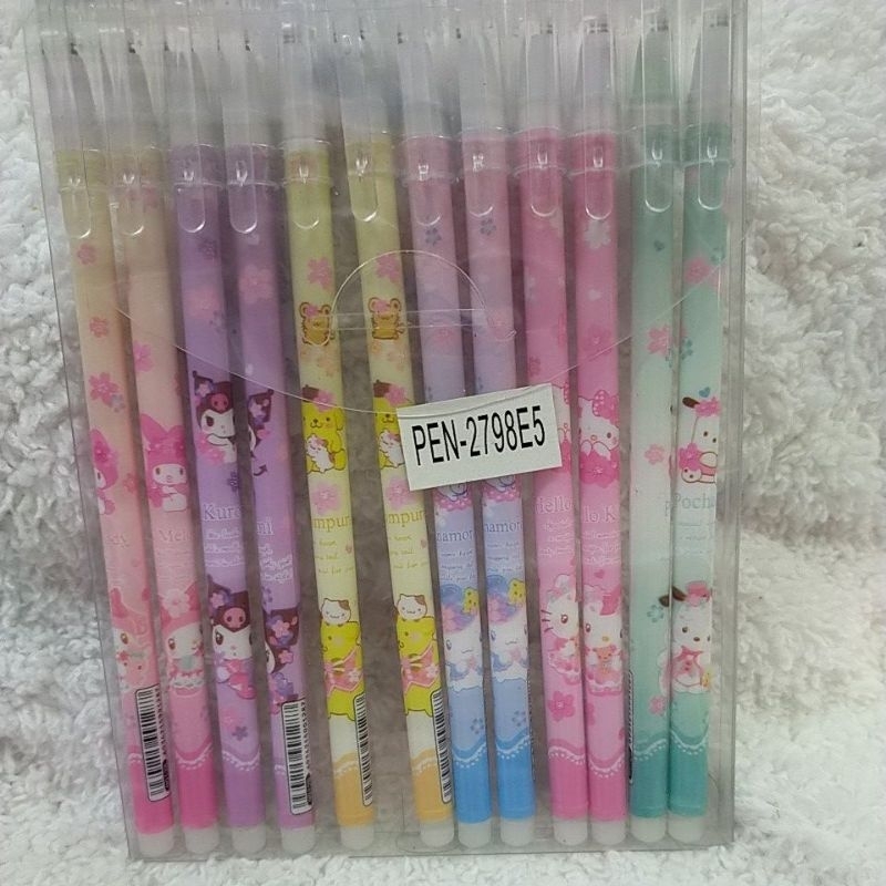 

pen bisa dihapus Sanrio isi 12 pc