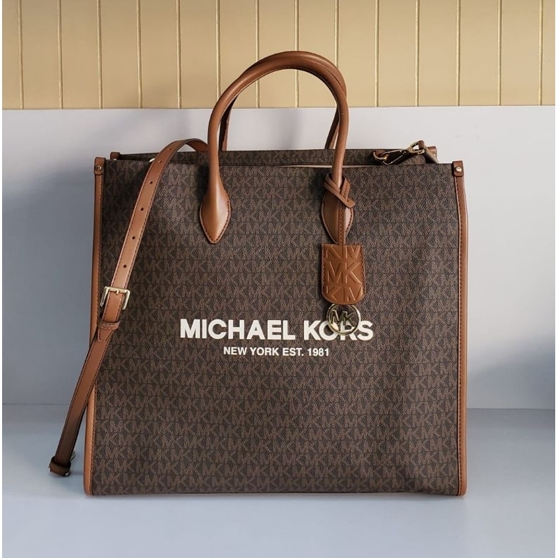 Ready Mk Large Tote Mirella, 35F2G7ZT3B. 40x35x14cm, Sign Brown