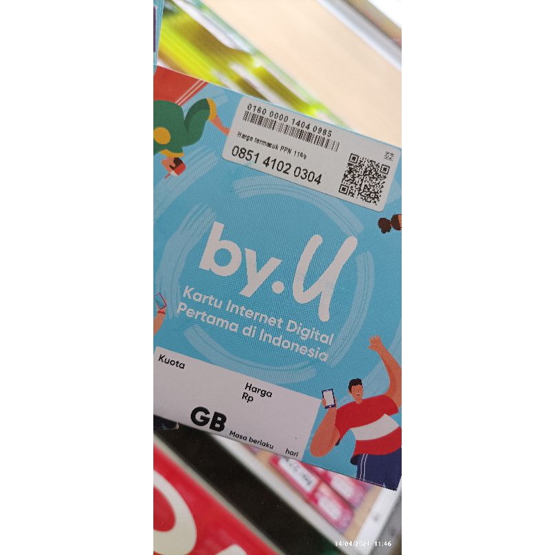 Nomor Cantik By.U - Kartu Perdana Nomor Cantik Telkomsel By.U - Nomor Cantik By.U Seri 123 - Kartu P