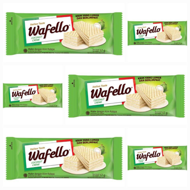 

Roma Wafello Italian Taste Coconut Creme Wafer Dengan Krim Kelapa 114 Gr