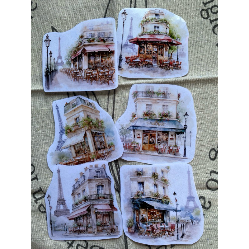 

Paris Caffe Stiker