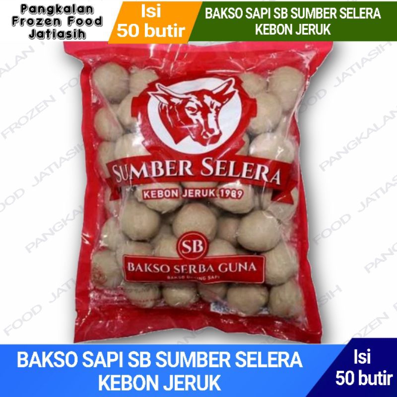 Bakso Sapi SB Sumber Selera l Bakso Kebon Jeruk l Isi 50 butir
