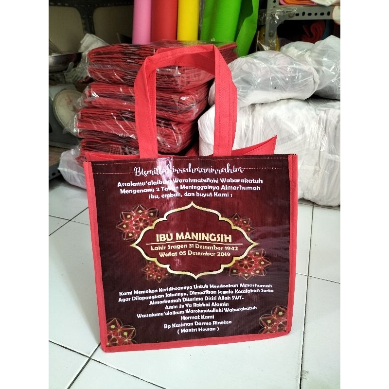 Tas Hajatan / tas berkat / tas 40 hari / tas syukuran