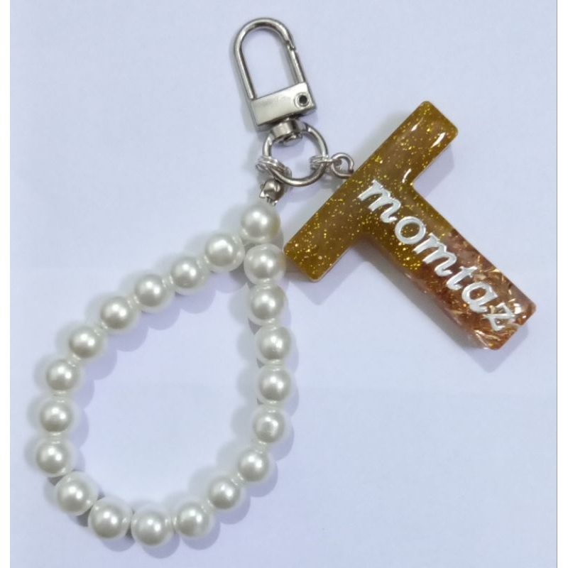 ganci resin huruf custom nama