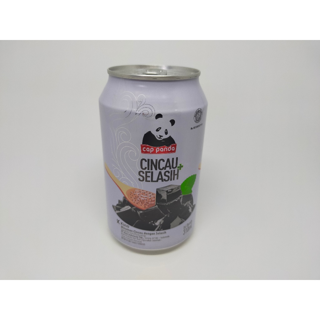 

Minuman Cincau + Selasih cap PANDA kaleng 310 ml untuk penyejuk tubuh