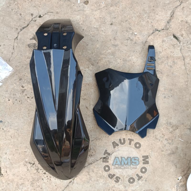 Spakbor Depan KX 250 KX 450 Dan Papan Nomor KX 250 KX 450 PNP Supermoto KLX BF Dtracker New