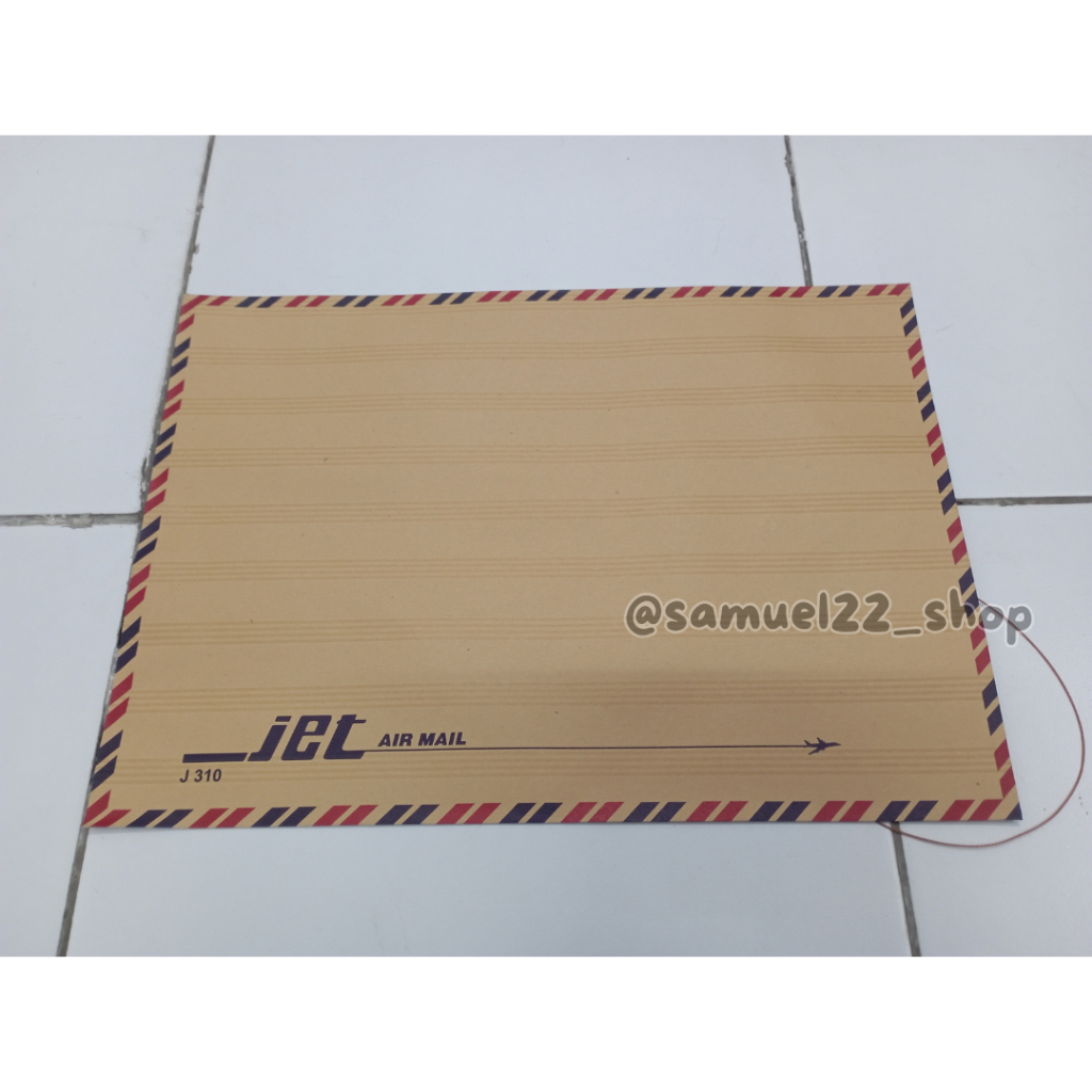 

Amplop / Map Coklat Tali Airmail Garis 310 KIKY JET Isi 10
