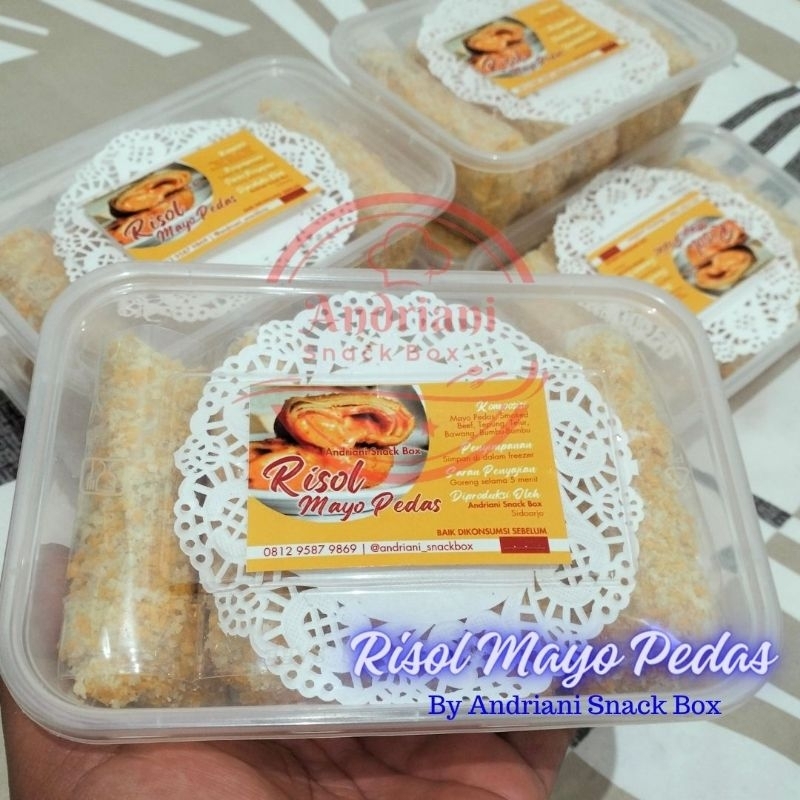 

Risol Mayo Pedas Smoke Beef Frozen 1 Pack Isi 5pcs