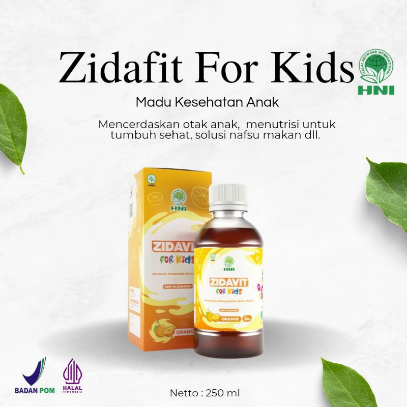 

ZIDAVIT HNI HPAI Original - Madu Herbal - Meningkatkan Nafsu Makan