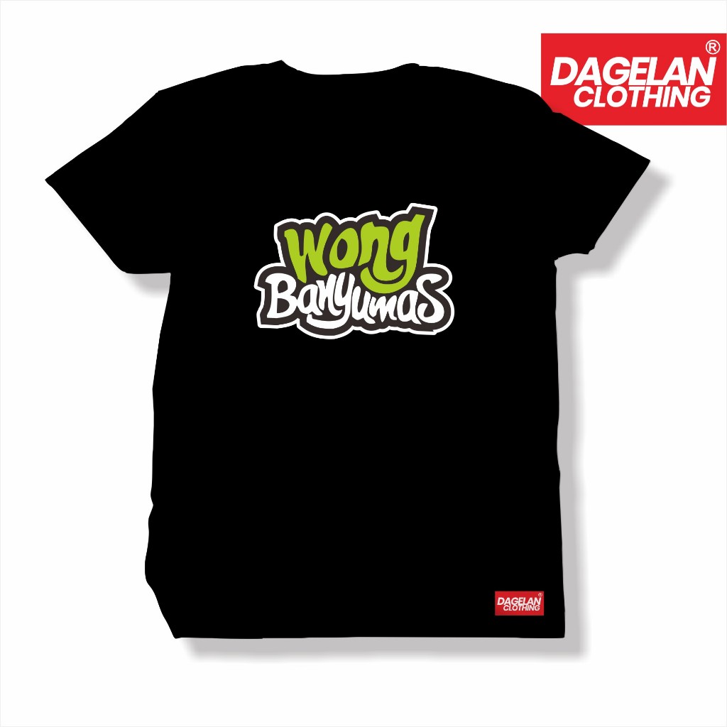 Kaos Ngapak Wong Banyumas Dagelan Clothing Kaos Distro Kata Jawa Viral Katun Hitam Banyumasan