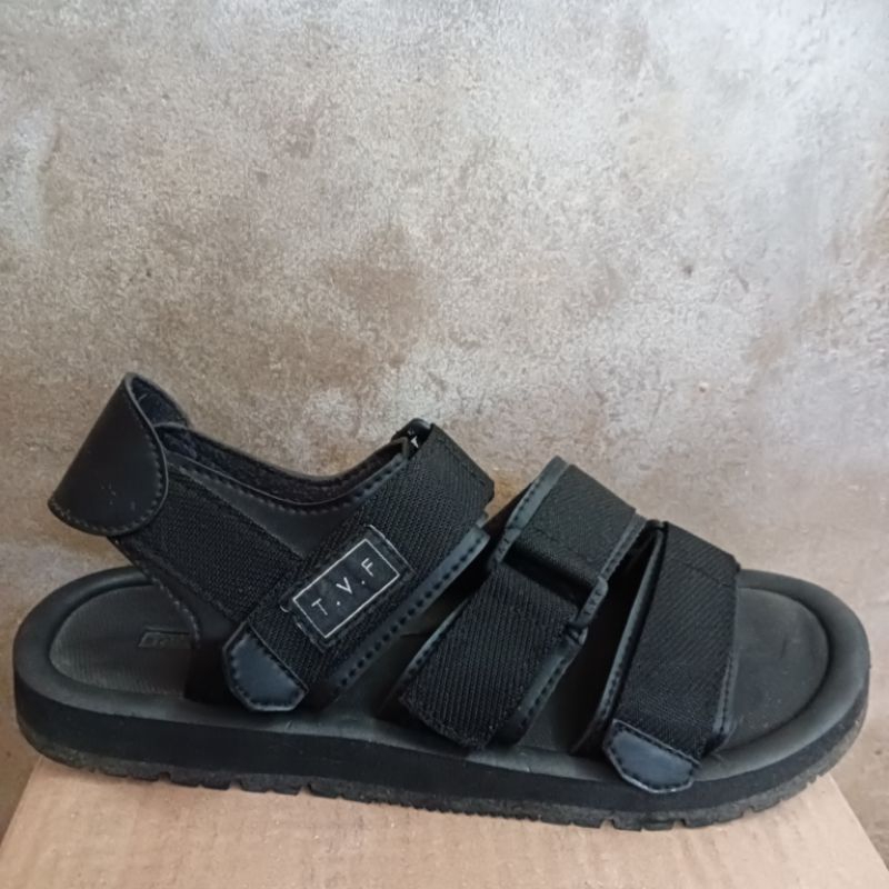 sandals TVF footwear reiwal black second ori size 43