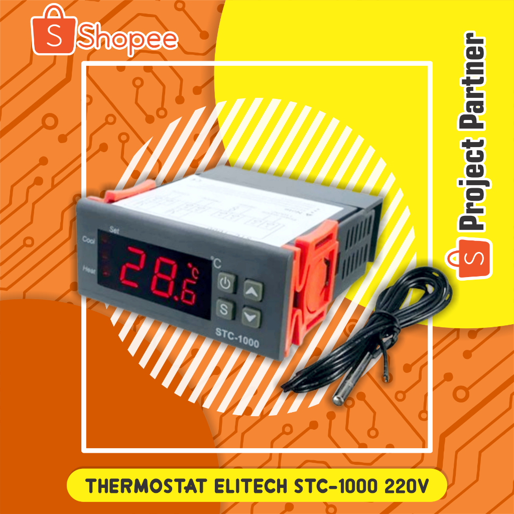 (Non Elitech)Thermostat STC-1000 Termostat STC1000 Digital STC 1000 Temperatur Control 220V
