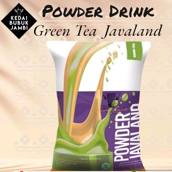 

POWDER DRINK RASA GREANTEA JAVALAND